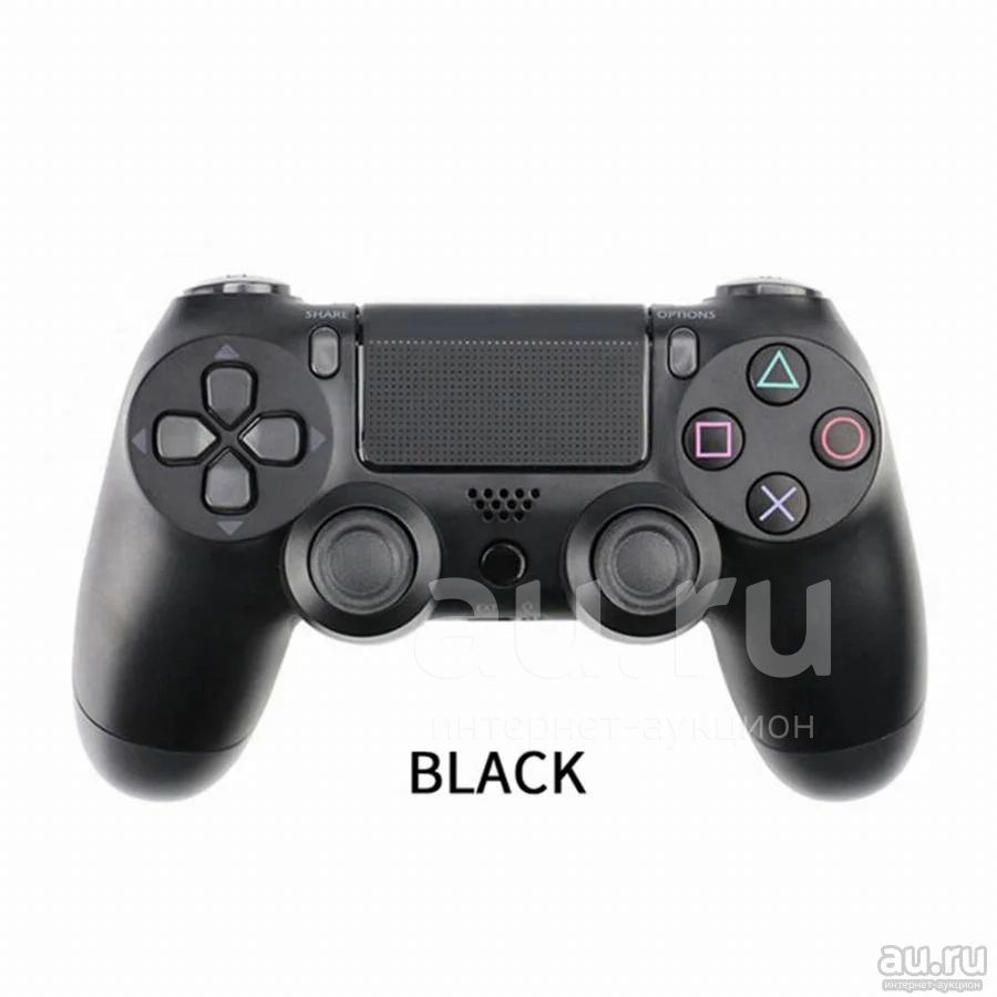 Джойстик ps4 для игровой приставки Сони ПС4 ( цвет черный ) , вибро ...