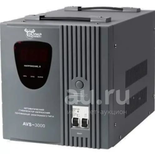 Стабилизатор напряжений AVS-3000 OLYMP MACHINERY /Nmax=3000Вт/Диап вход ...