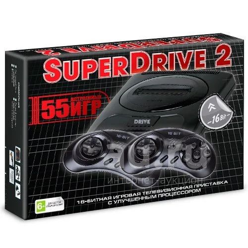 Игровая приставка Сега Sega Super Drive 2 + 55 игр ( Сега ) Новая ...