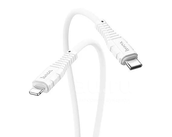Кабель Hoco X67 Nano PD Type-C - Lightning, белый, 1м — купить в ...