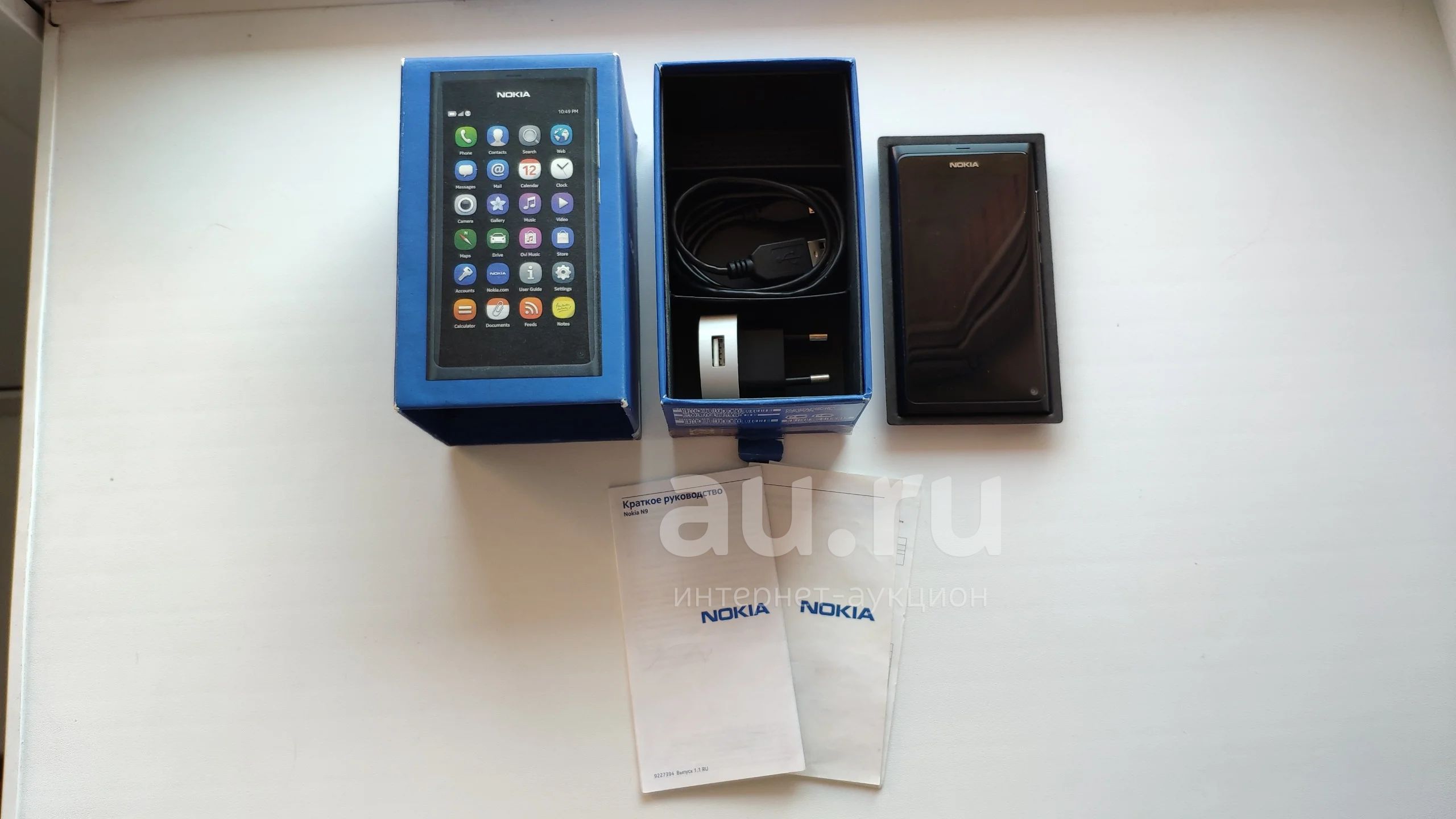 Nokia N9 16Gb, MeeGo+Android, отличное состояние, комплект — купить в  Красноярске. Состояние: Б/у. Смартфоны на интернет-аукционе Au.ru