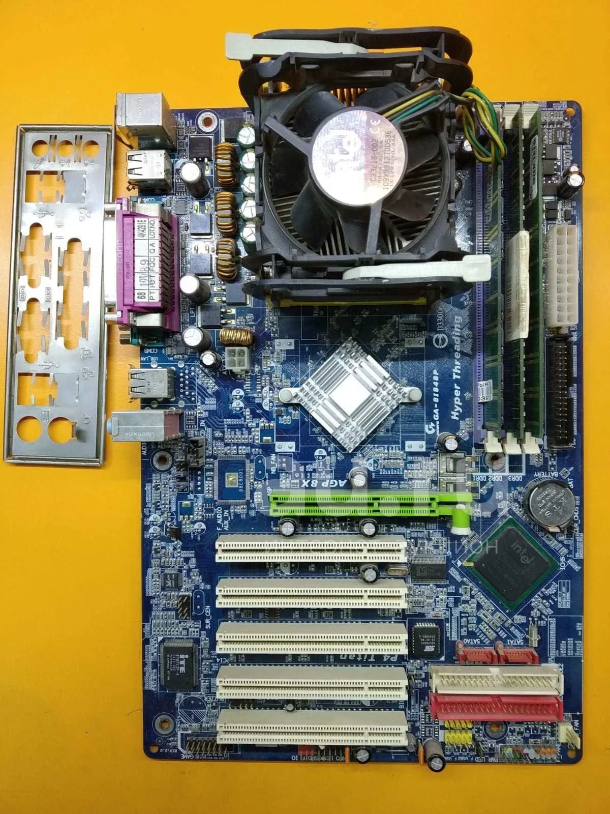 Комплект для компьютера: материнская плата Gigabyte GA-8I848P ...