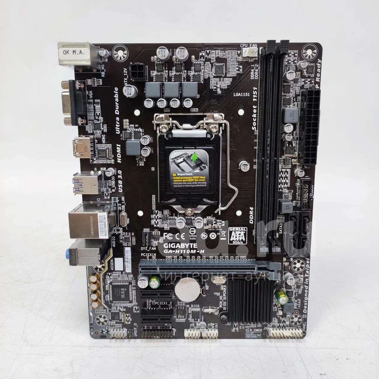 Материнская плата Gigabyte GA-H110M-H (нет задней планки) (TR) — купить ...