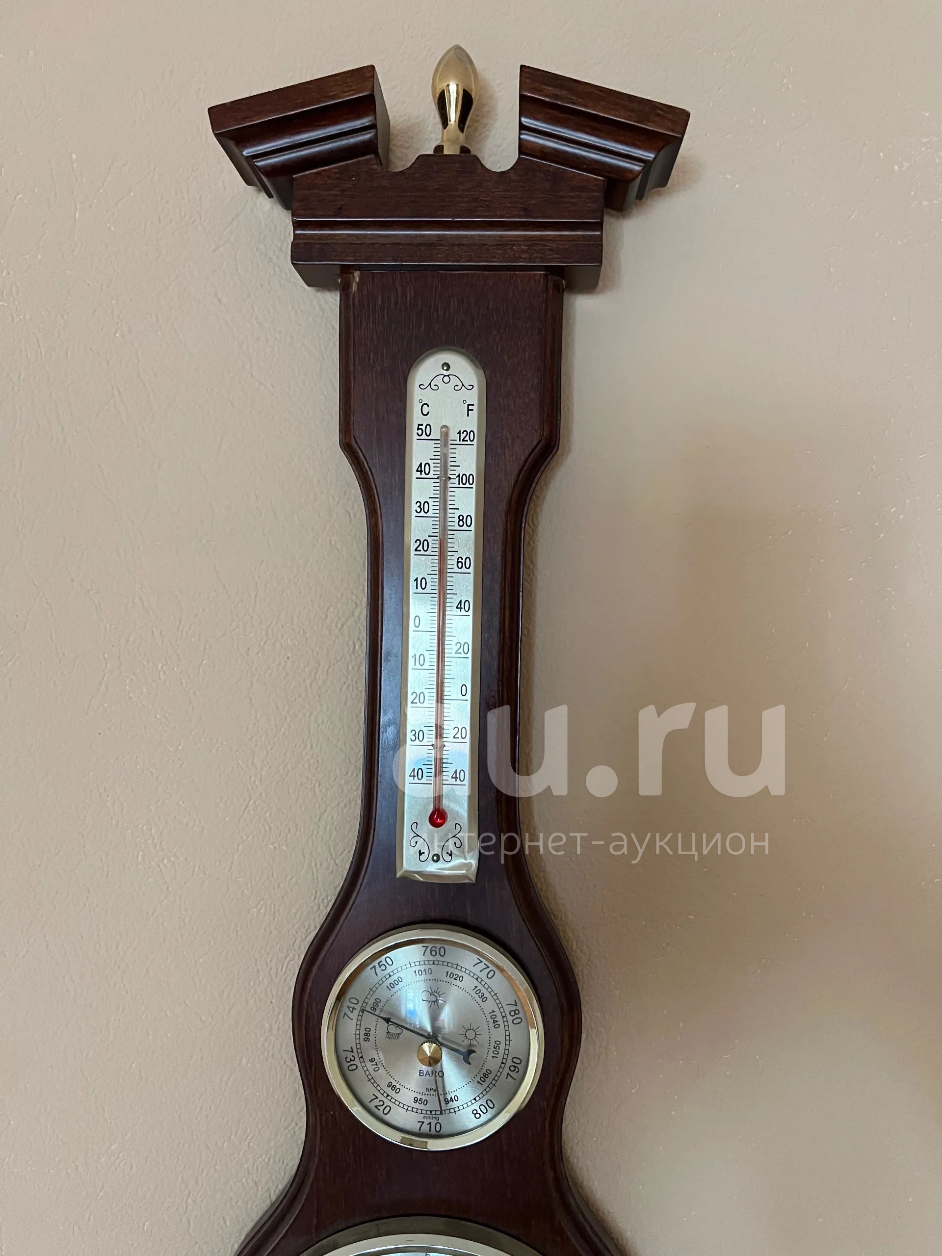 Часы с барометром и термометром — купить в Красноярске. Состояние: Б/у ...