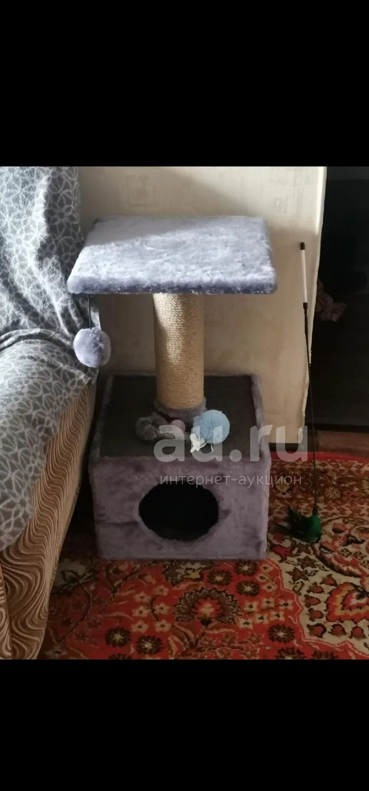 Когтеточка с домиком — купить в Красноярске. Состояние: Б/у. Домики ...