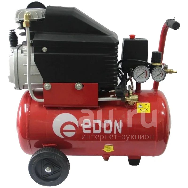 Компрессор воздушный Edon OAC-100/2400, 2800Вт, бак-100л, 360л/мин ...