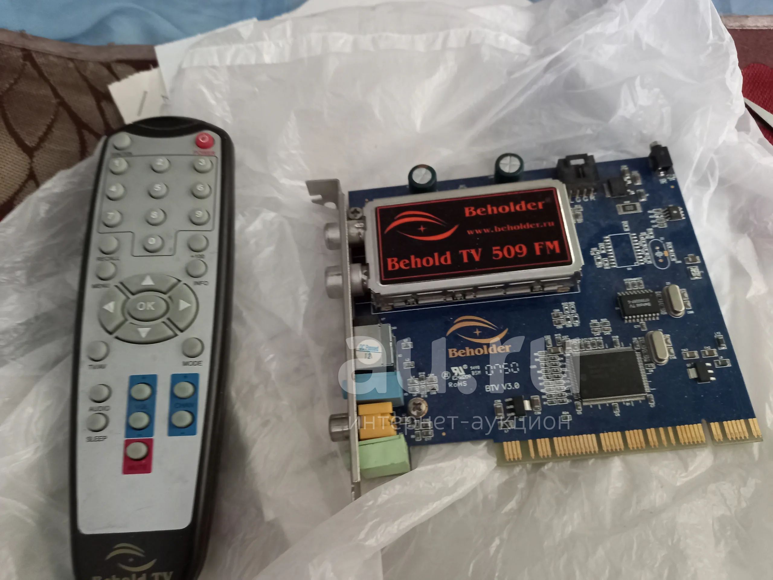 (Арт-3.09) ТВ-тюнер для ПК (PCI) рабочий Beholder Behold TV 509 FM ...