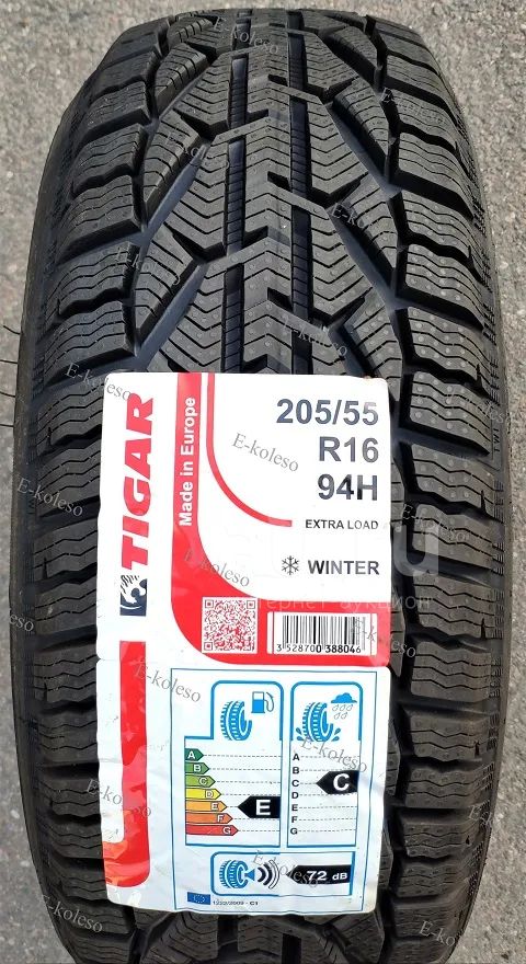 Зимняя резина 205/55 R-16 " Tigar Winter " липучка НОВАЯ — купить в ...