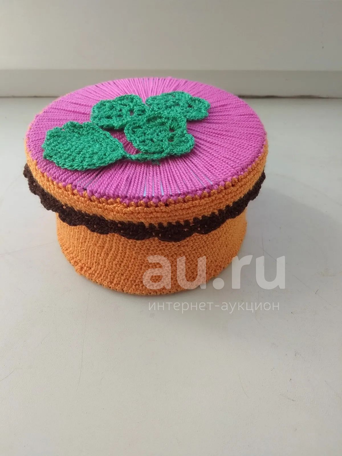 Домик шкатулка крючком