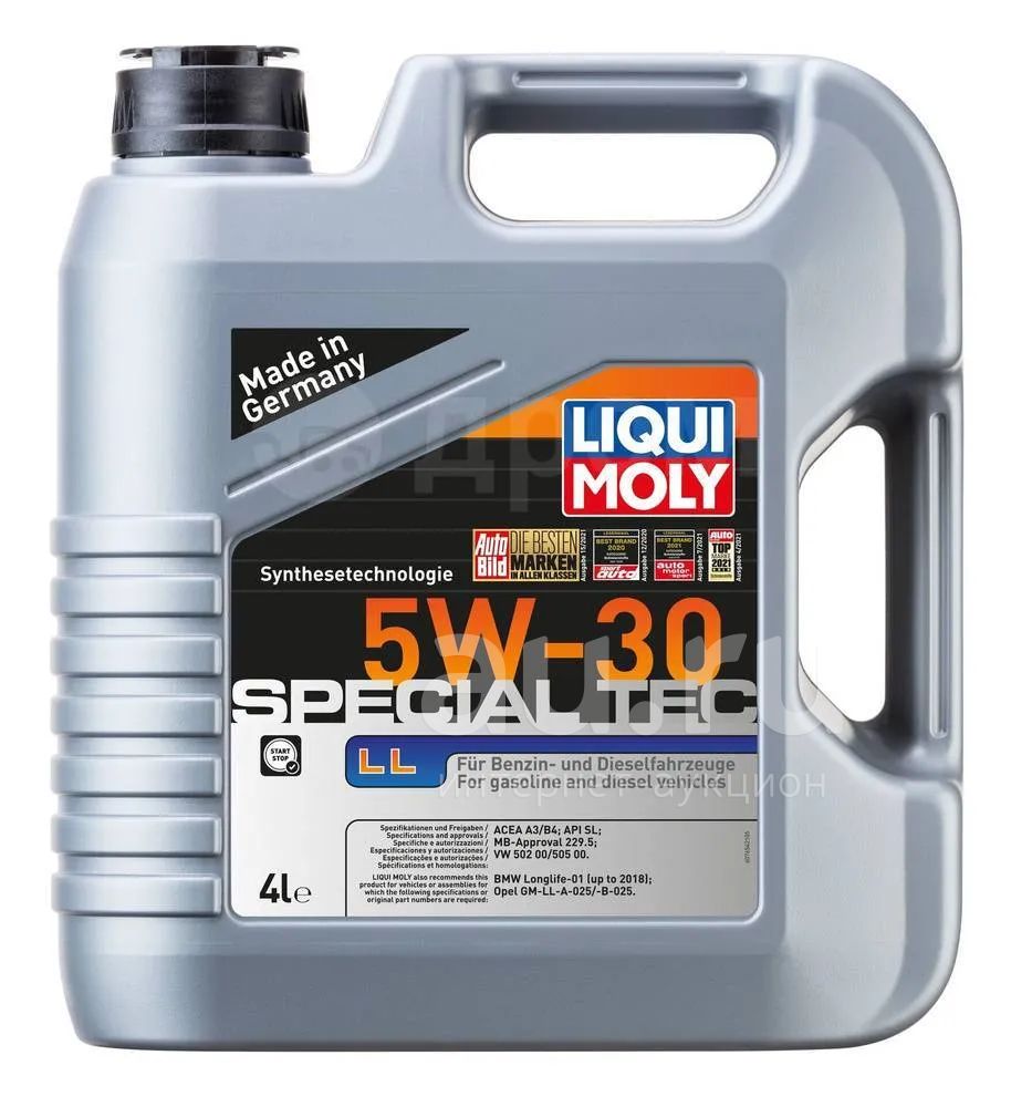 Моторное масло Liqui Moly Special TEC LL 5W-30 — купить в Красноярске ...