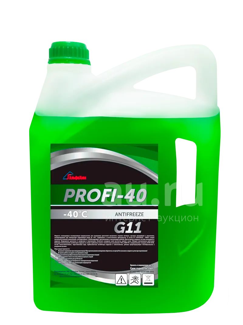 Антифриз Standard «Profi» зеленый G11 (канистра 5кг) — купить в ...