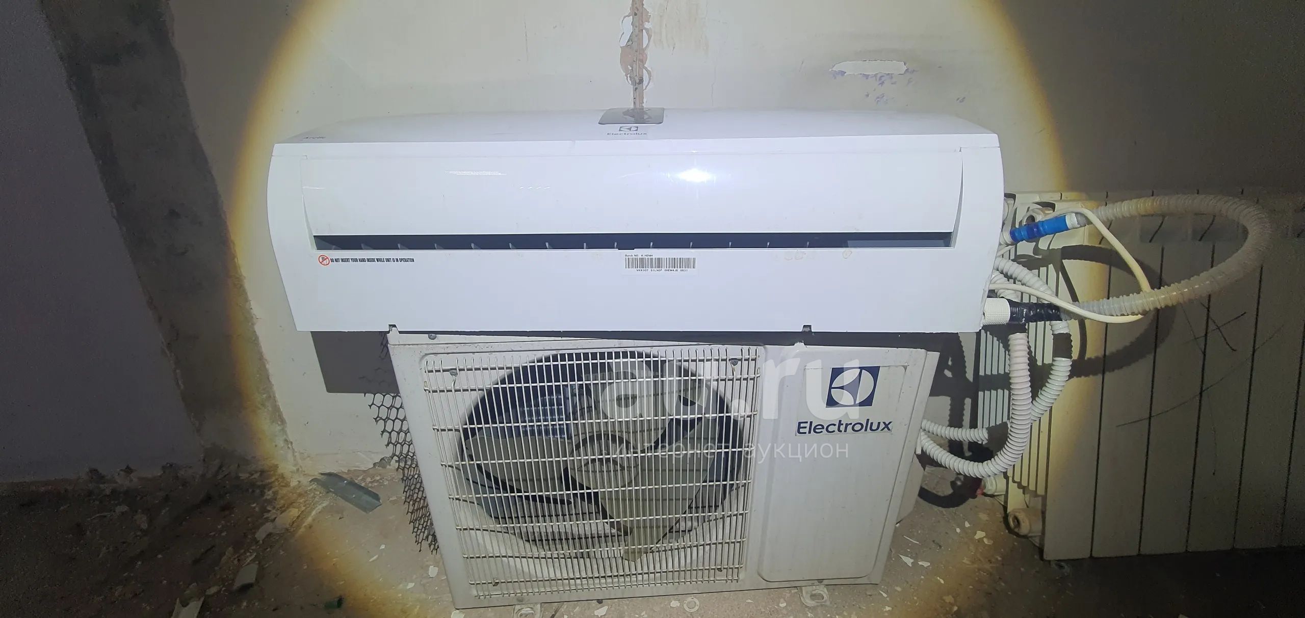 Отсутствует пульт ДУ. Кондиционер Electrolux EACS-07HAR/N3/in наружный ...