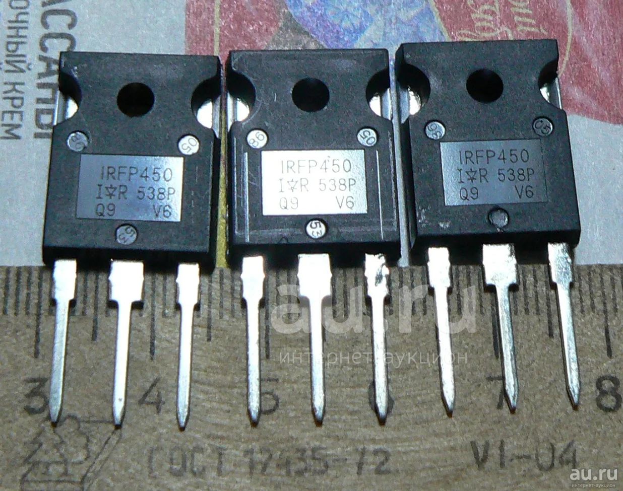 Полевой транзистор, ключ N-канальный Mosfet IRFP450PBF (IRFP450) в TO ...