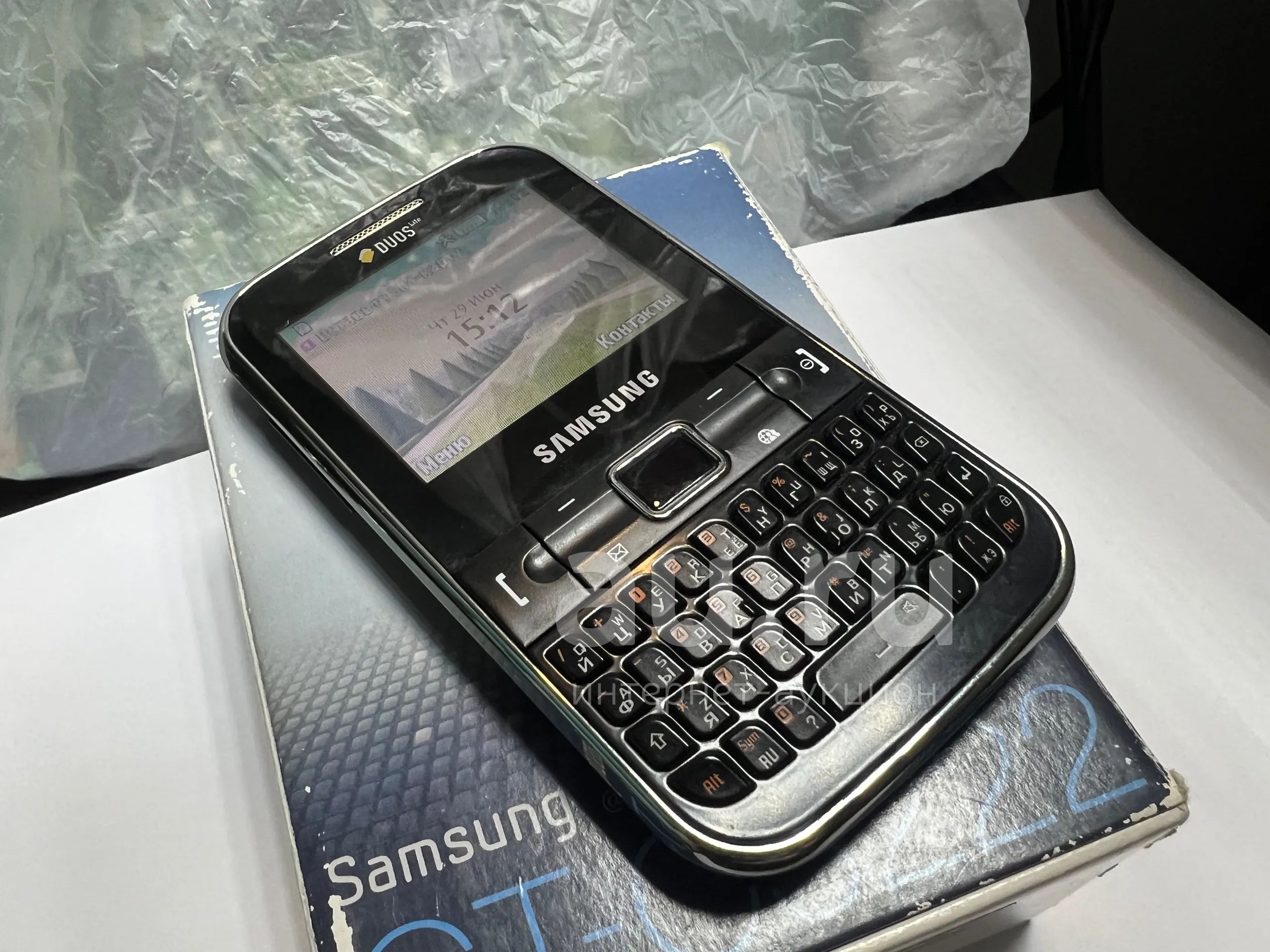 В отличном состоянии, с клавиатурой Q W E R T Y, Samsung GT-C3222 Duos. —  купить в Красноярске. Состояние: Б/у. Смартфоны на интернет-аукционе Au.ru