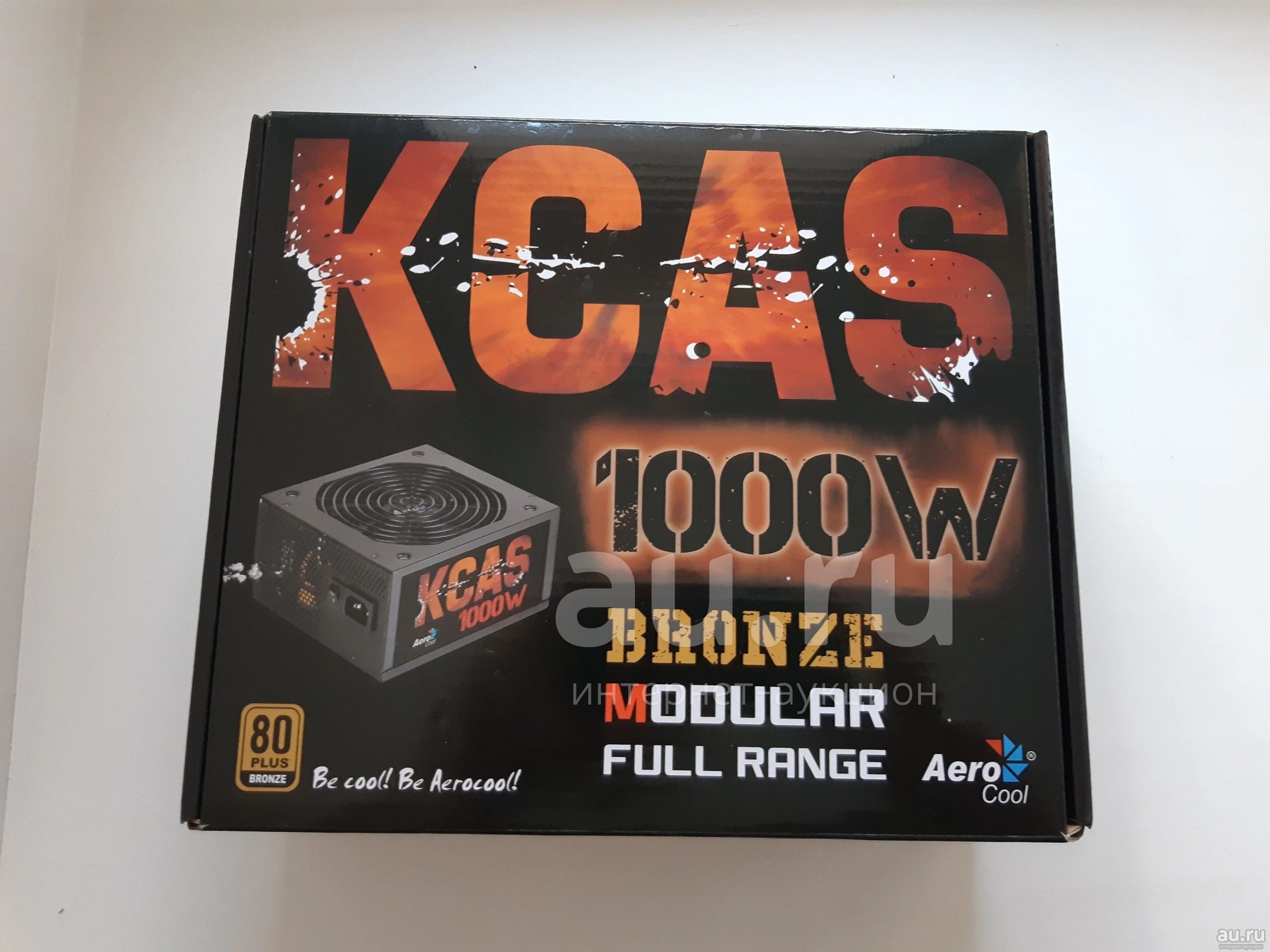 Блок питания AeroCool KCAS-1000M 1000W Сертификат 80 PLUS Bronze На ...