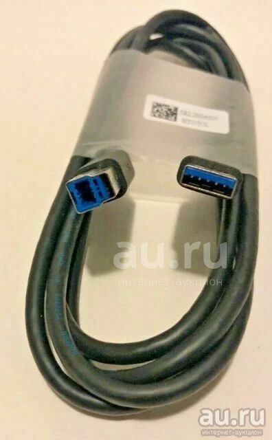 Кабель USB 3.0 SuperSpeed A/b Upstream Cable 6ft. производитель DELL (p/n:  TY5K19000D). Оригинал, в наличии 8 штук. — купить в Красноярске. Состояние:  Новое. Шлейфы, кабели, переходники на интернет-аукционе Au.ru