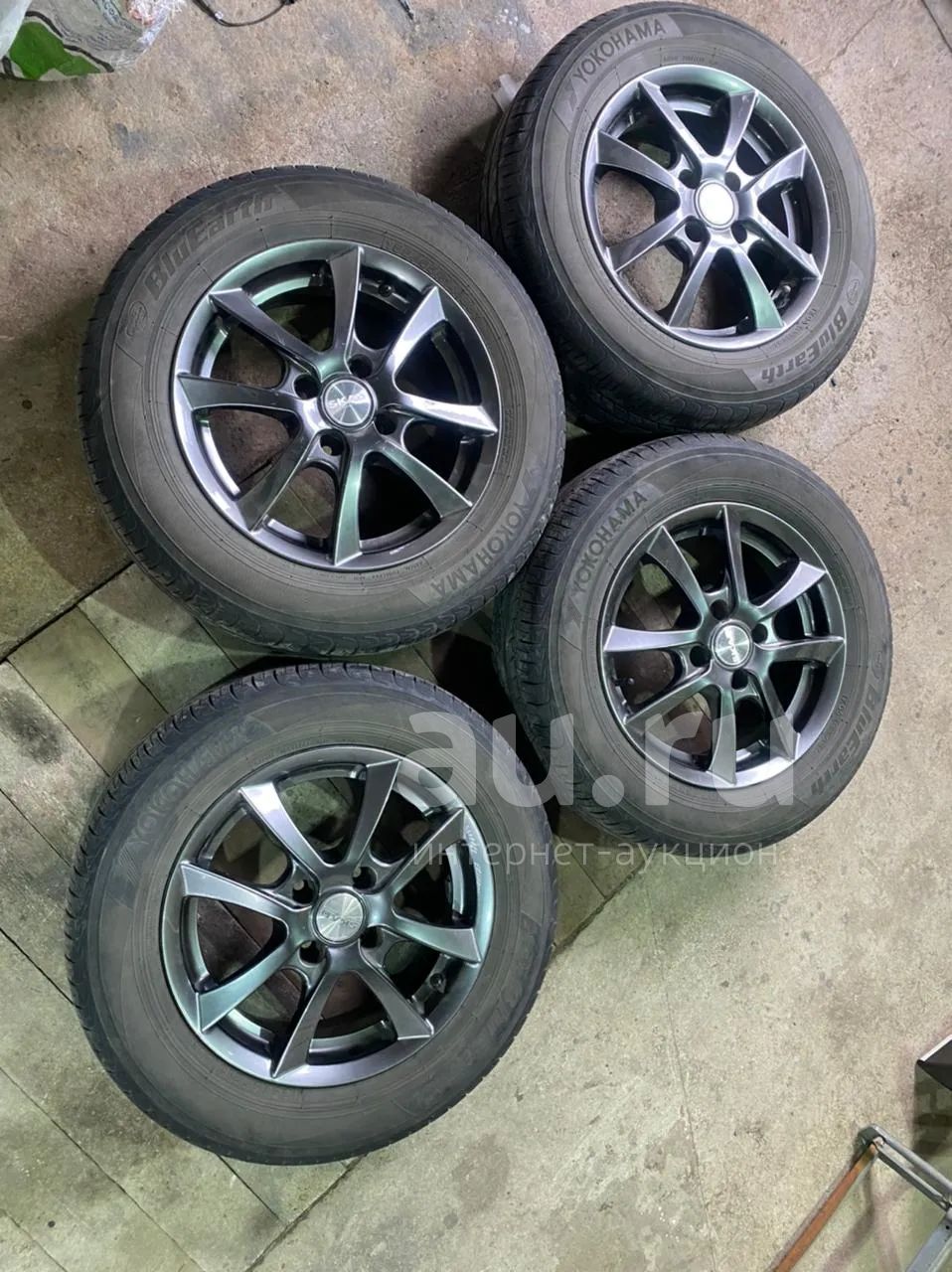 Литые диски на летней резине R14 комплект 4 штуки на ВАЗ — купить в ...