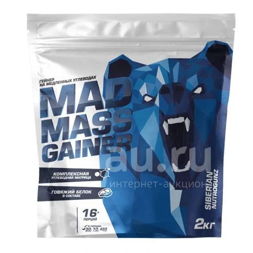 Mad mass gainer, 2кг — купить в Красноярске. Спортивное питание ...