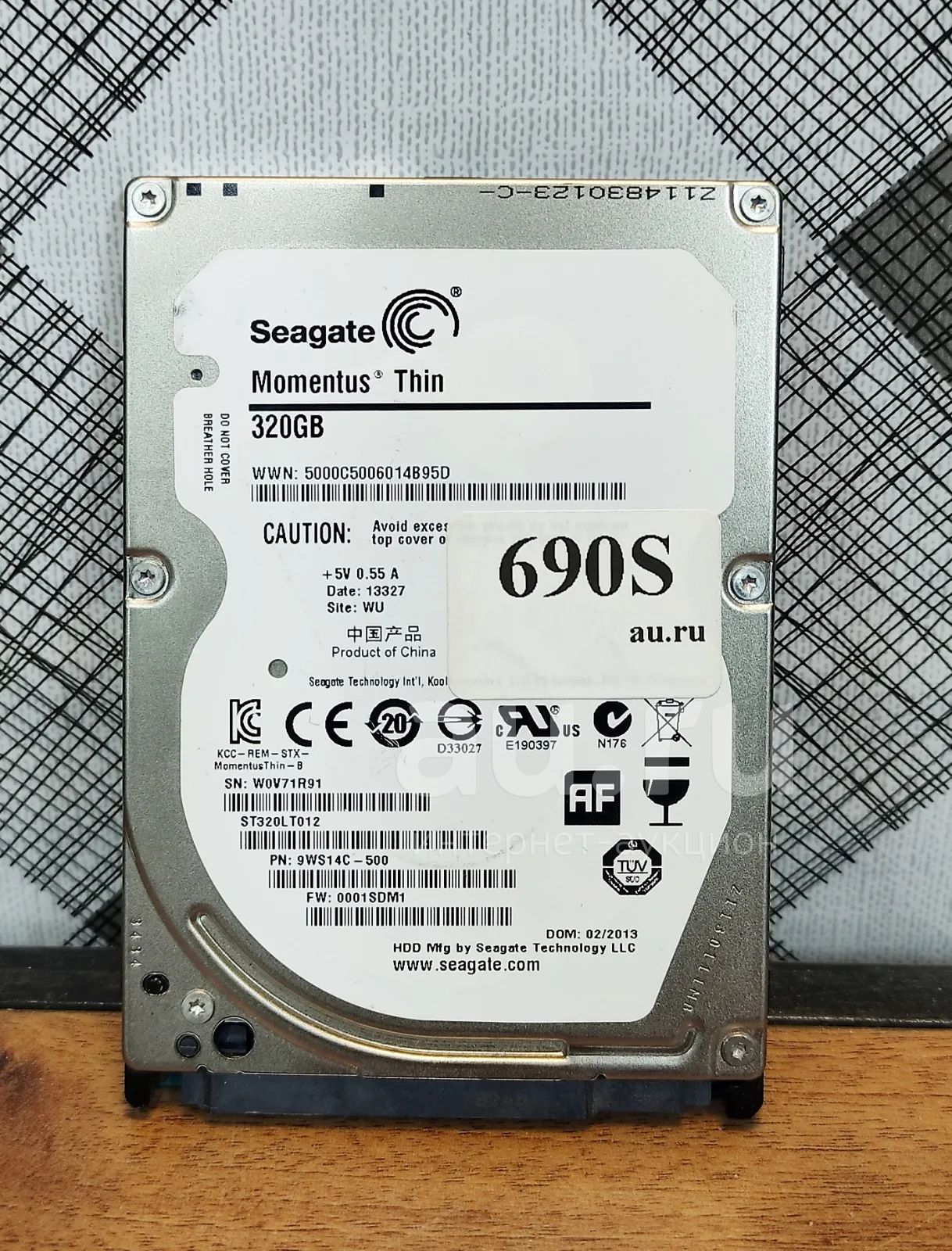 Жесткий диск SATA-II 2,5 Seagate ST320LT012 5400rpm / 16Mb / 320 Гб ...