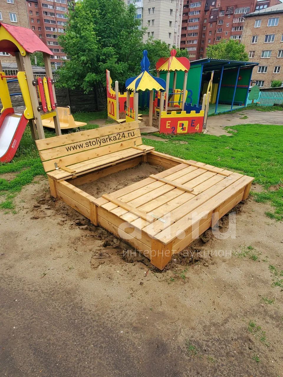 Песочница / песочница с крышкой / песочница с открывающейся крышкой ...