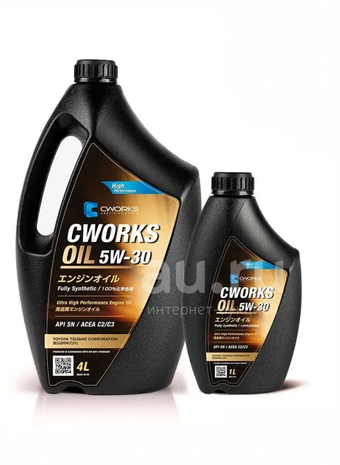 CWORKS OIL 5W30 C2/C3 ПРОМО КОМПЛЕКТ (4 л + 1 л) (масло синтетическое ...