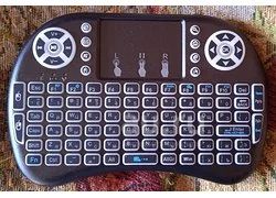 Беспроводная мини клавиатура с тачпадом и подсветкой мышь i8 для ПК ...