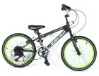 Велосипед Black Aqua Sport 20&amp;quot;, 6ск (графитово-зеленый) KG2023S
