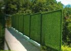 Зеленый искусственный забор ограждение