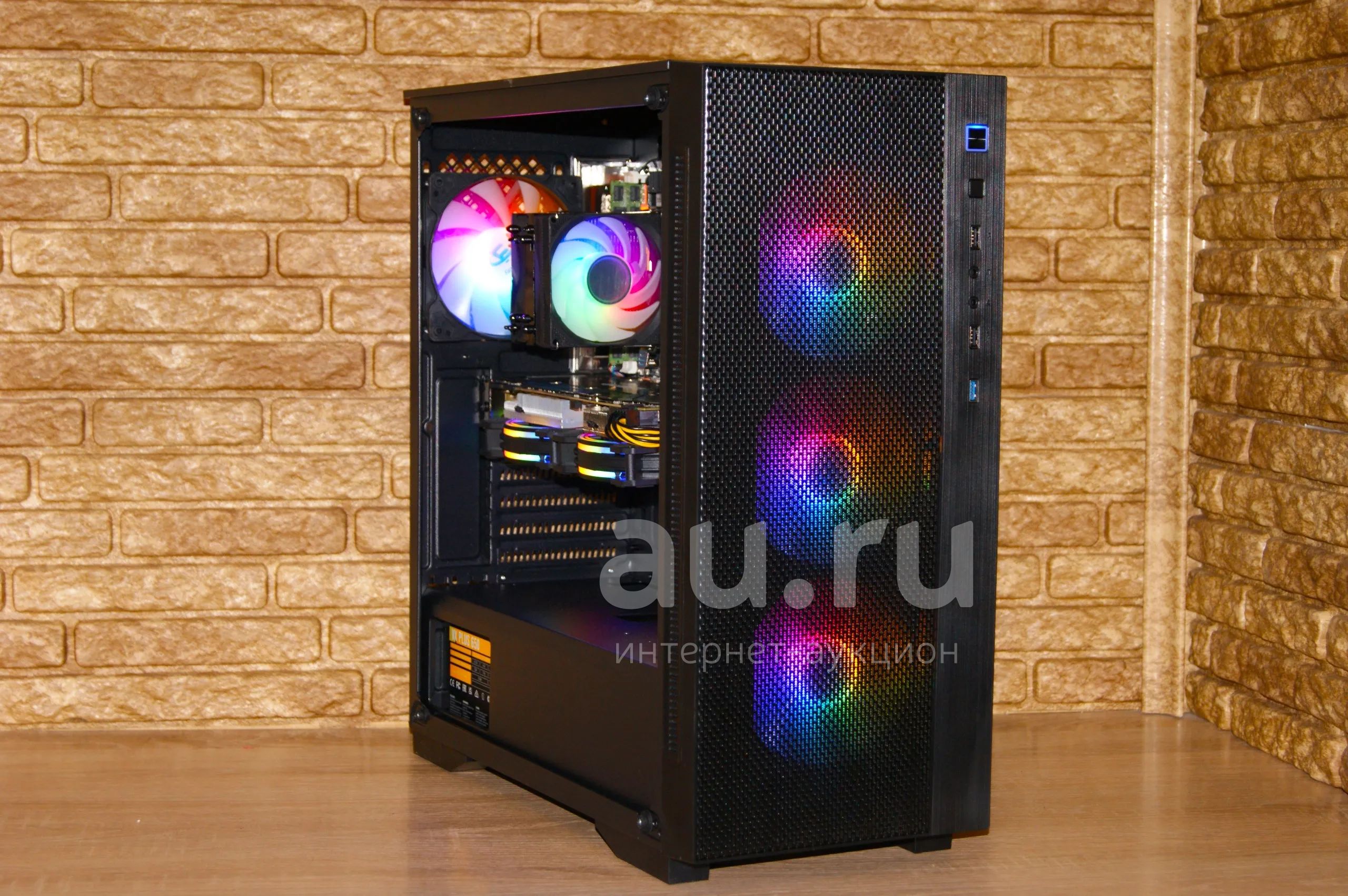 Мощный игровой ПК [12 ядер (i7-10700), Ram 32Гб, SSD 240Гб, HDD 500Гб ...