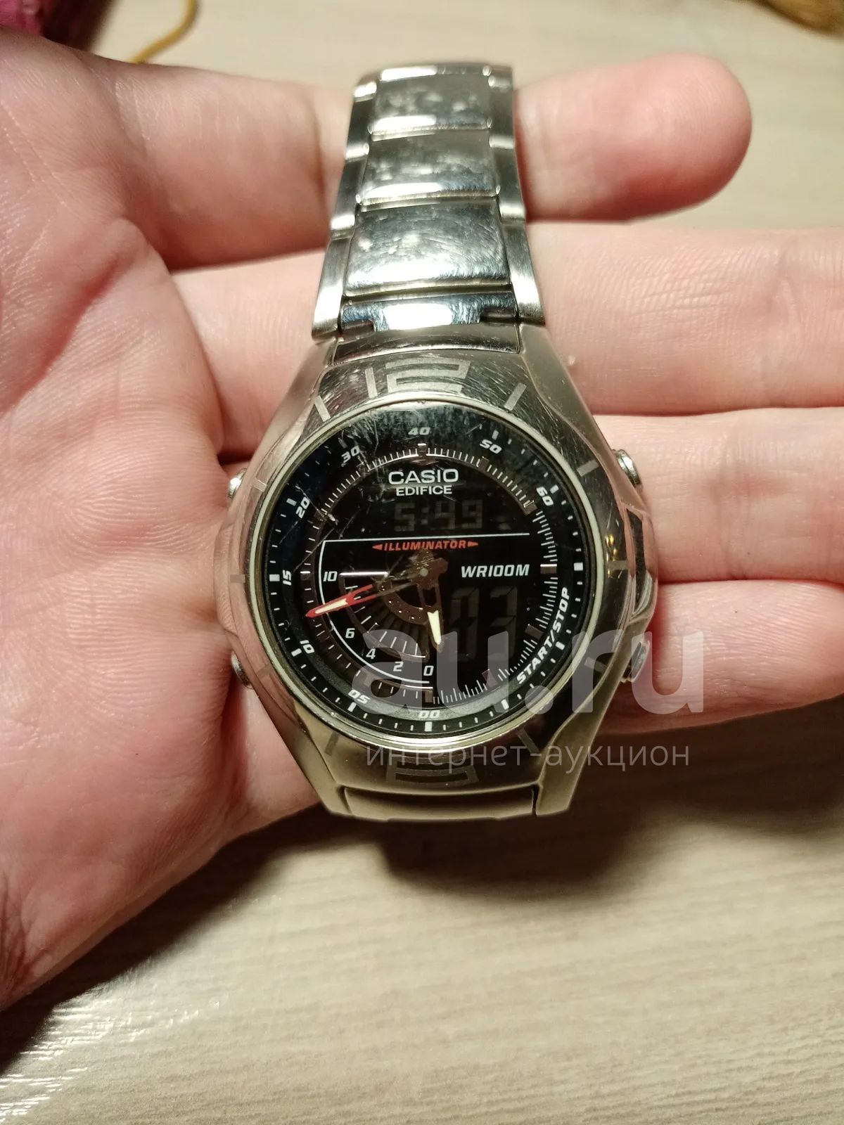 Часы, casio edifice — купить в Красноярске. Состояние: Б/у. Ремешки ...