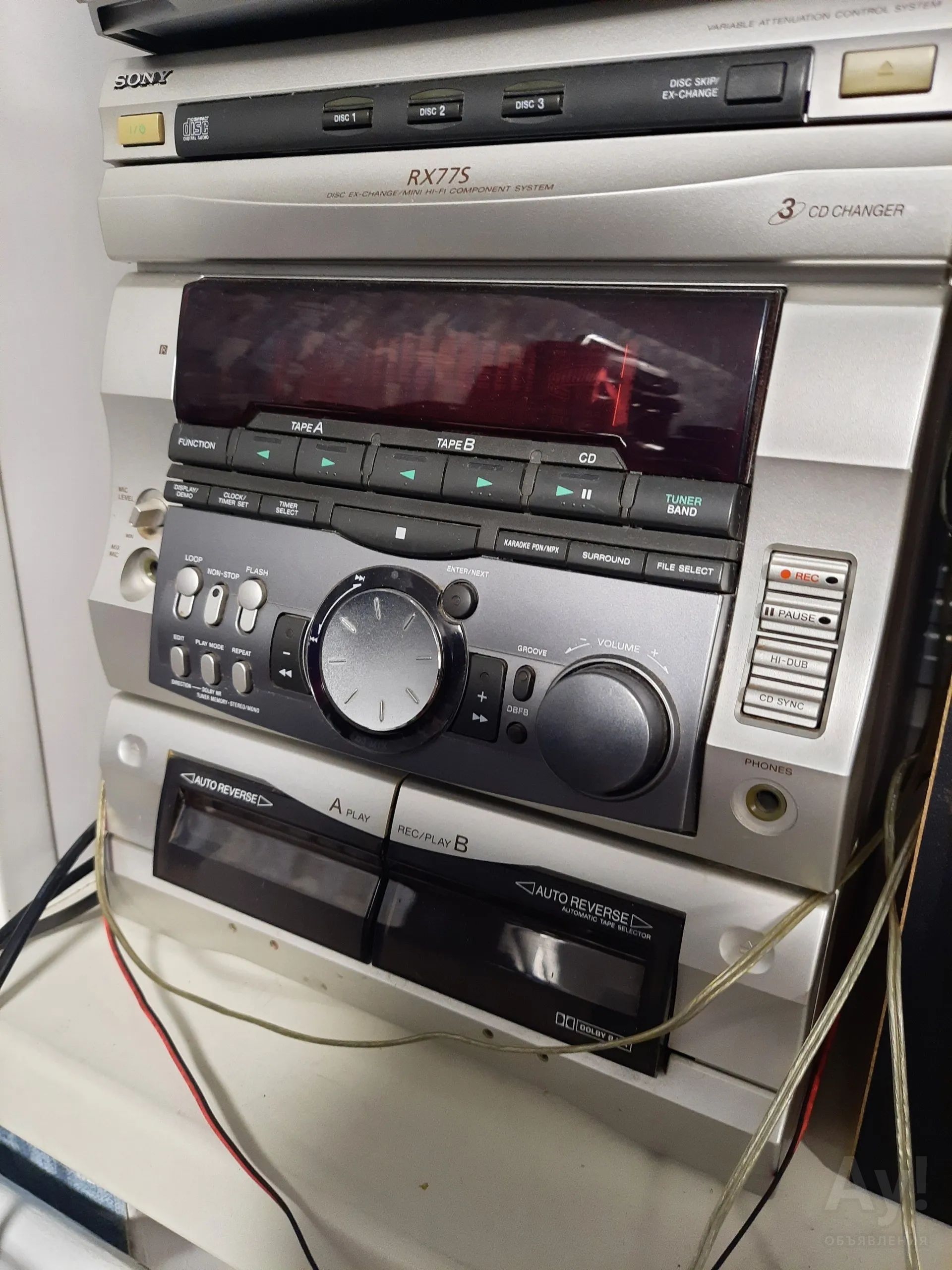 Sony RX77S(aux,cd,fm) — купить в Красноярске. Состояние: Б/у ...
