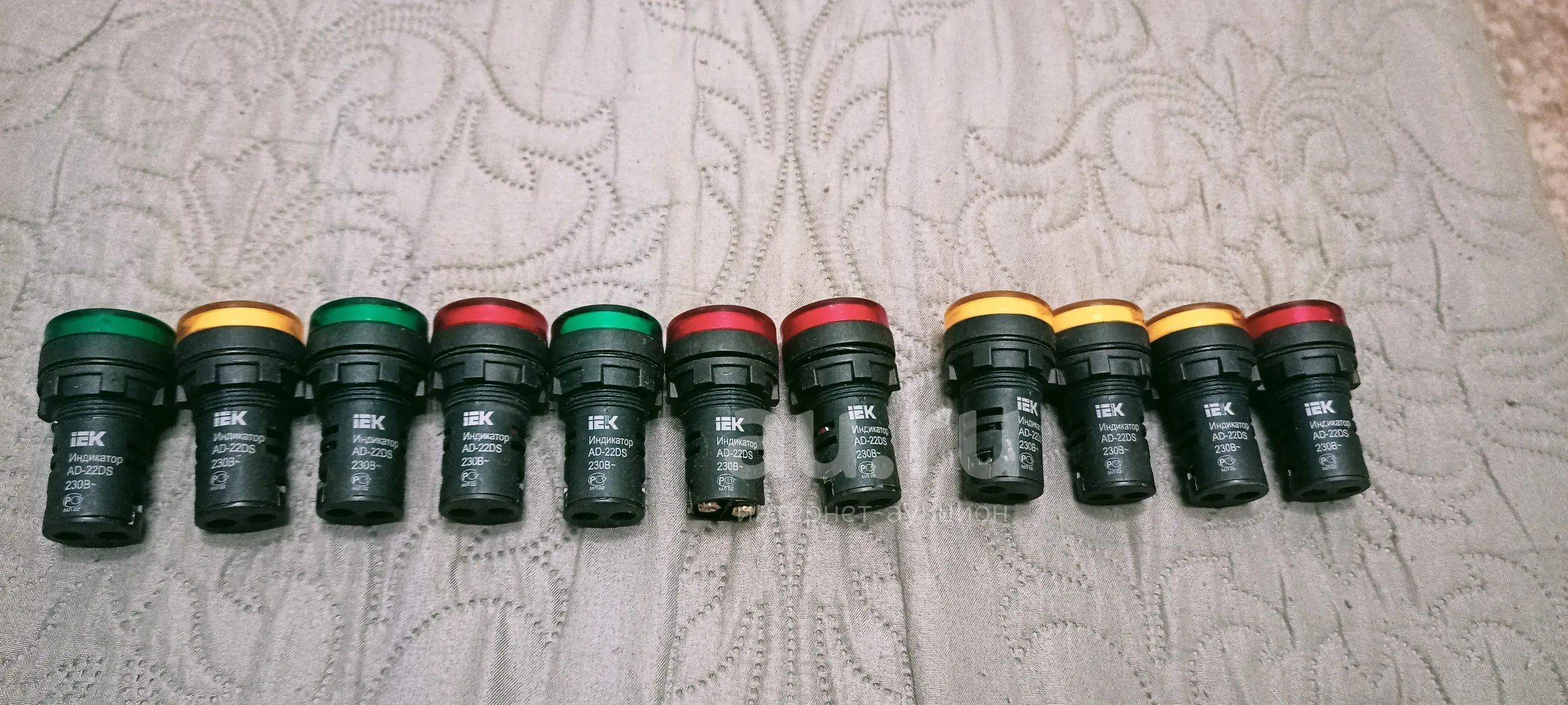 Лампа AD22DS(LED)матрица d22мм красный 230В ИЭК — купить в Красноярске ...