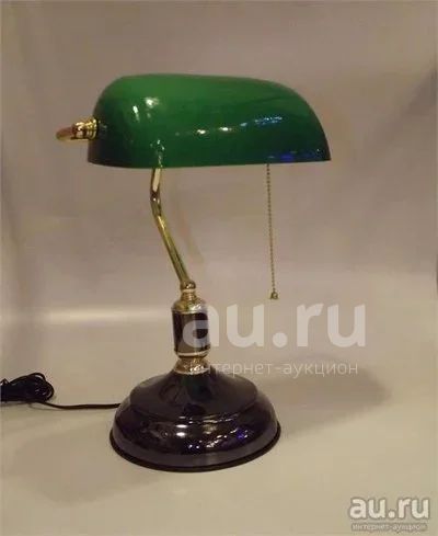 Лампа с зелёным плафоном настольная — купить в Москве. Состояние: Новое ...