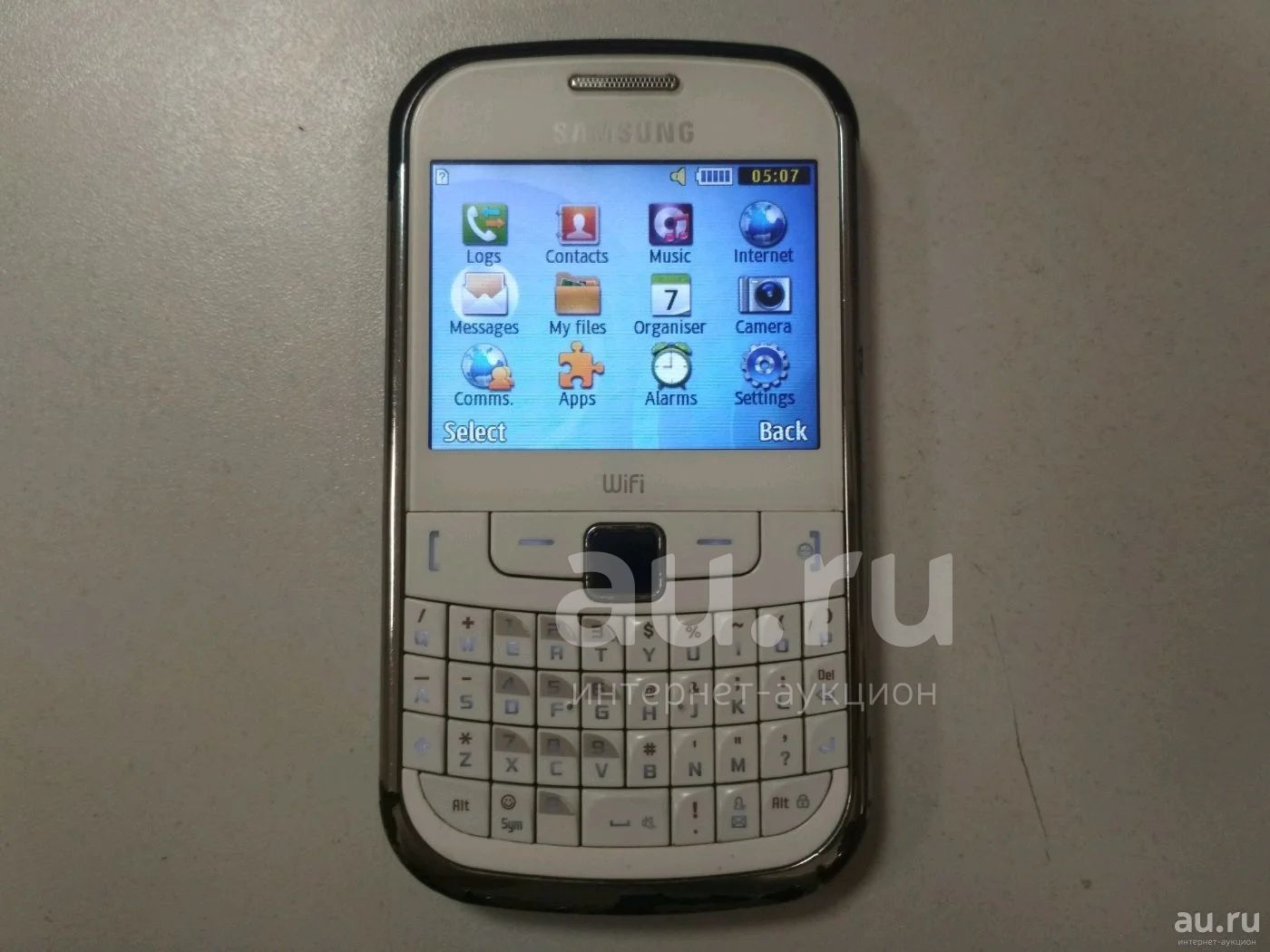 Сотовый телефон с qwerty-клавиатурой Samsung Ch@t 335 (S3353/GT-S3353) в  хорошем состоянии с вполне живой батареей — купить в Красноярске.  Состояние: Б/у. Кнопочные мобильные телефоны на интернет-аукционе Au.ru
