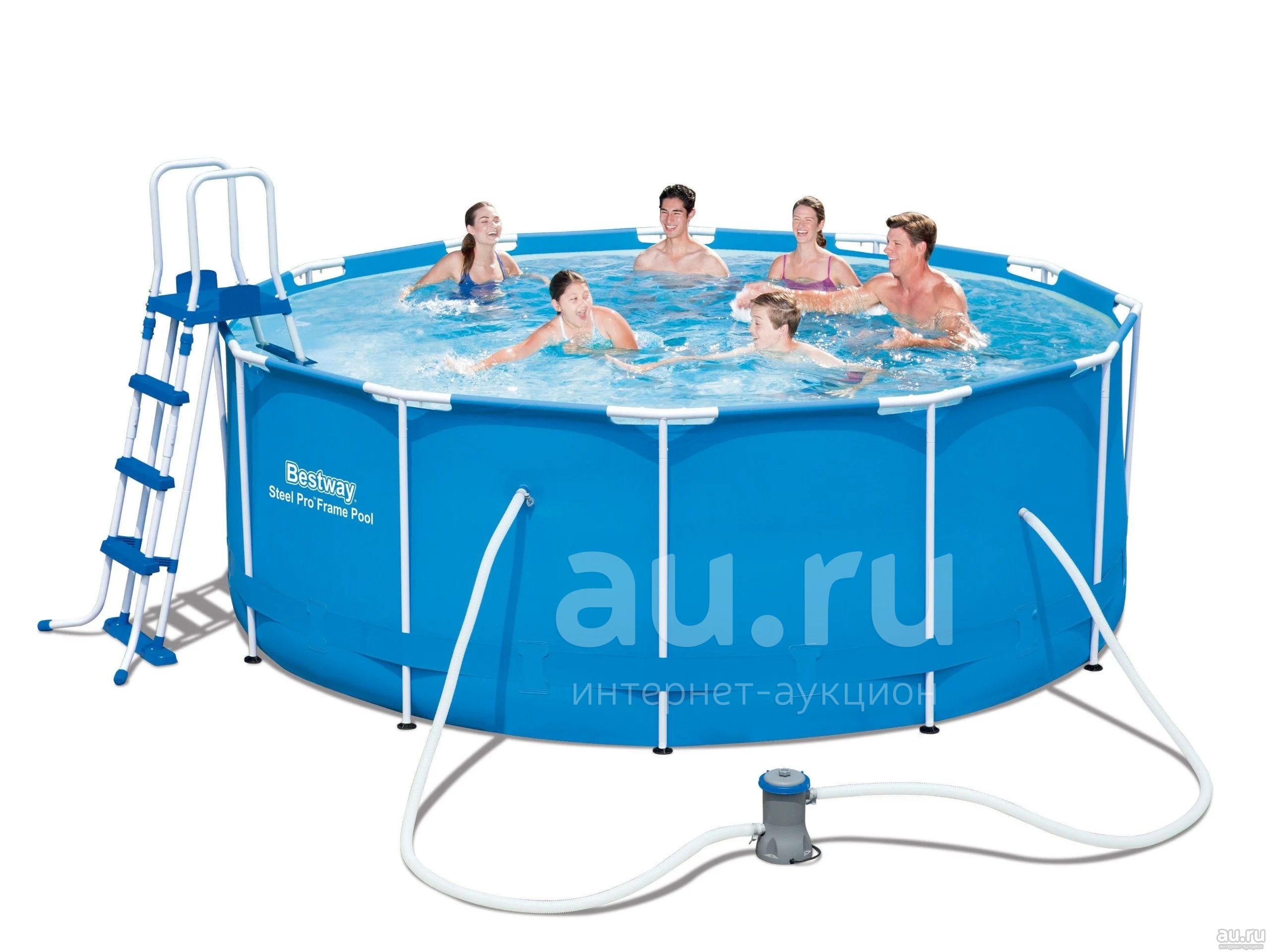 Большой каркасный бассейн Bestway Steel Pro Max 15427 3,66м.*1,33м ...