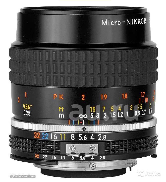 Макрообъектив Nikon Micro-Nikkor 55mm f/2.8 ai-s в отличном состоянии ...