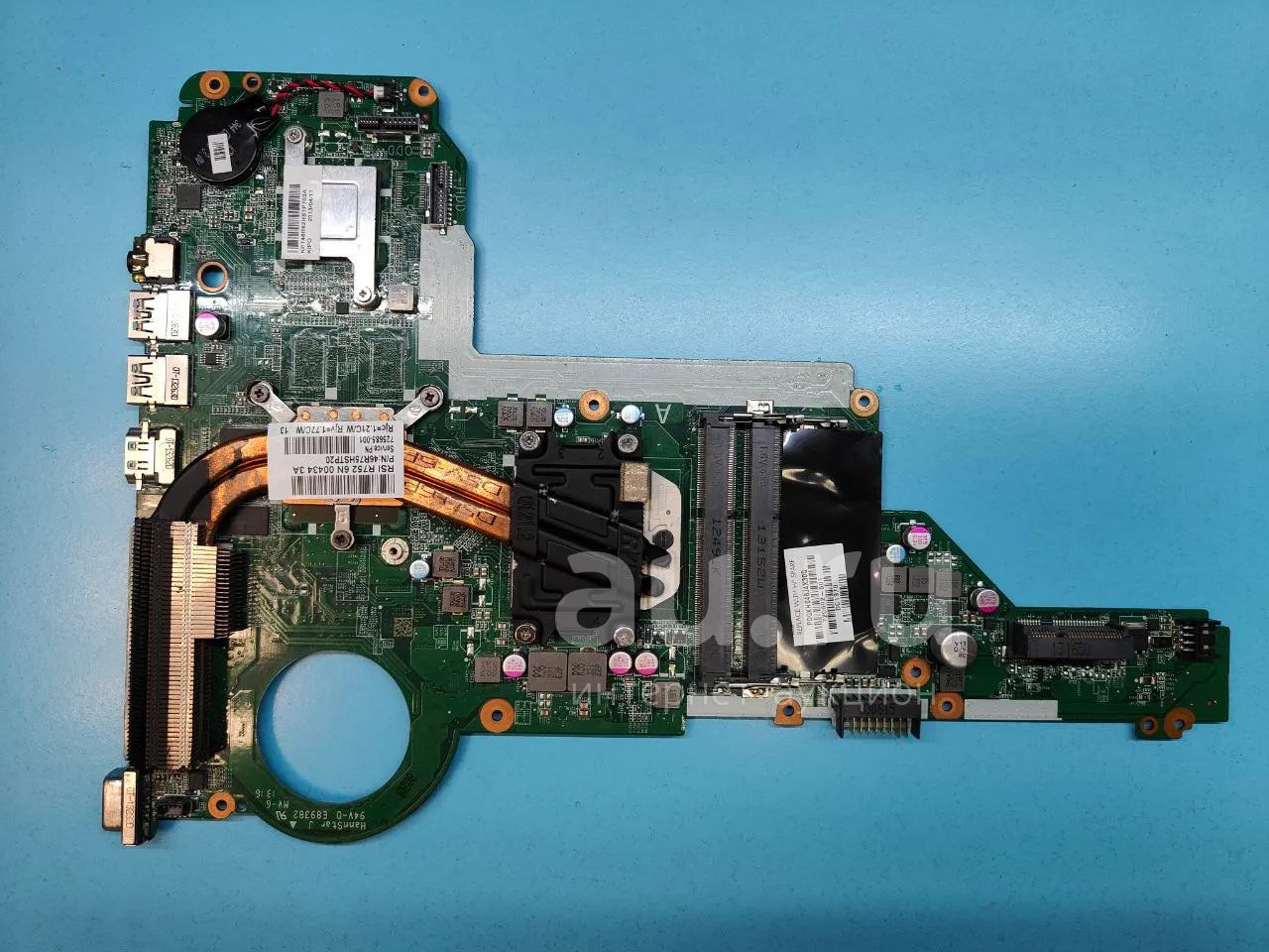Материнская плата DA0R75MB6C0 Rev:C для ноутбуков HP Pavilion 17-e, 15 ...