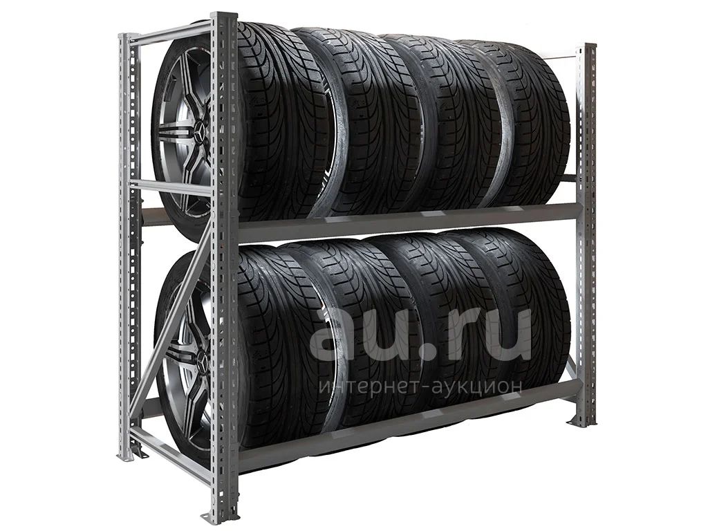 Стеллаж MS PRO 1200/1353X606 стационарный полка для хранения шин ( 8 ...