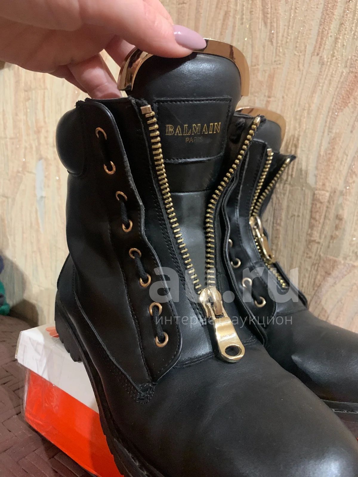 Ботинки зимние Balmain Paris , Бальманы — купить в Красноярске. Состояние:Отличное. Ботинки, полуботинки на интернет-аукционе Au.ru