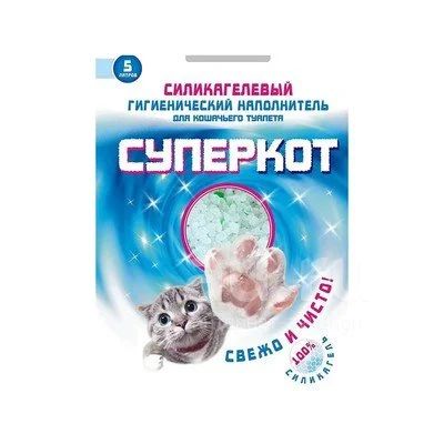 СуперКот 5л - силикагель (шарики) — купить в Красноярске. Состояние ...