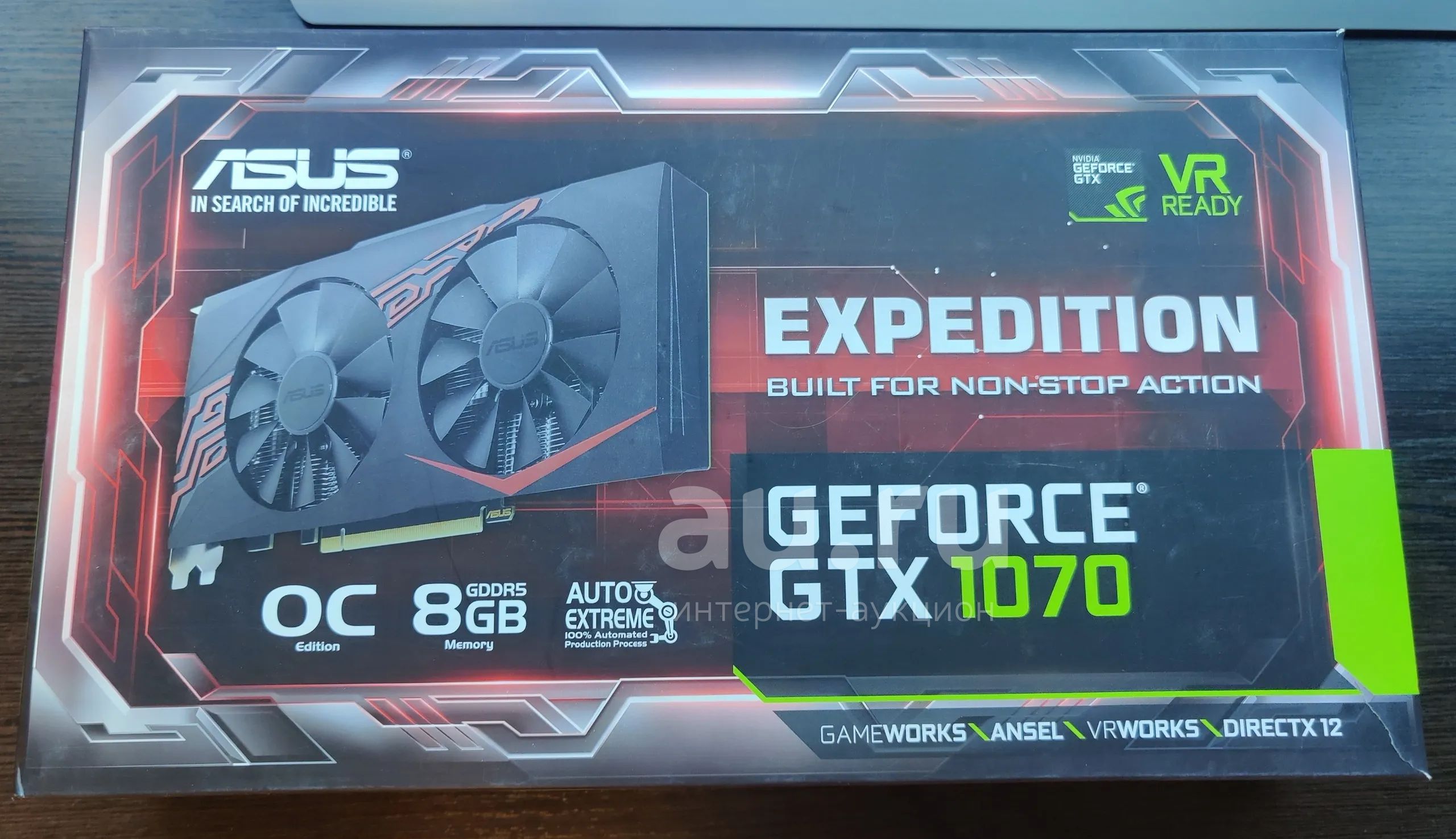 Видеокарта asus GTX 1070 8gb expedition OC — купить в Красноярске ...