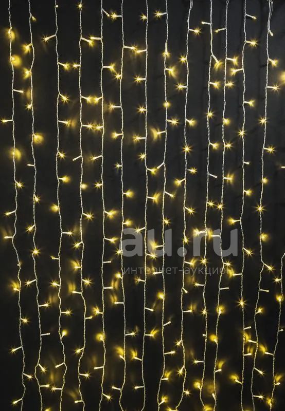 Гирлянда Navigator 93708 занавес водопад 1.3*1,4м/252led/IP20/WW теплый ...