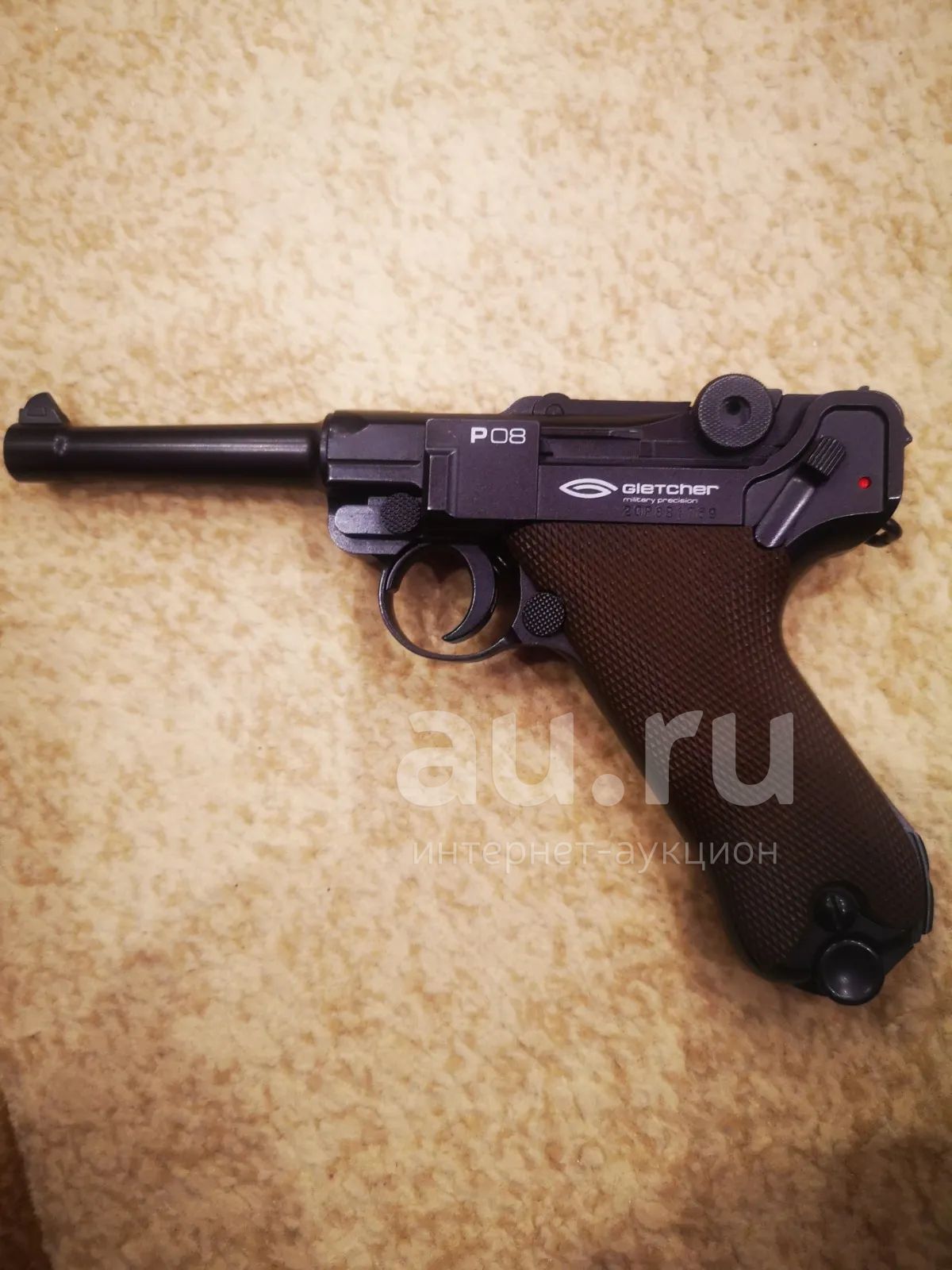 Пневматический пистолет gletcher парабеллум P08 — купить в Красноярске ...