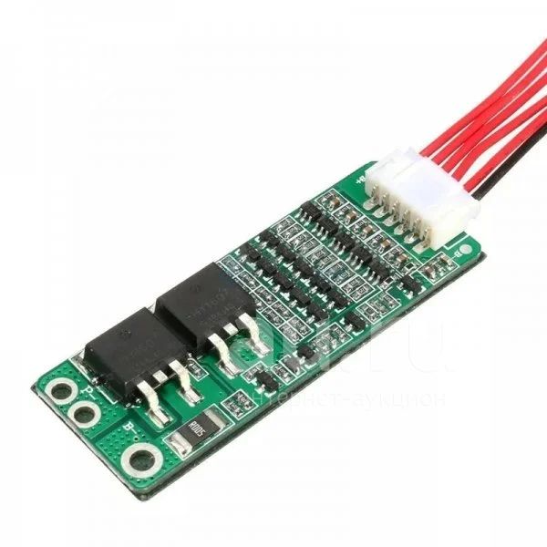 Плата контроля заряда/разряда, BMS 5S, 18V, 15A, 5*18650, с балансиром ...