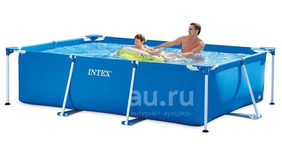 Бассейн каркасный прямоугольный 260*160*65см Intex — купить в ...