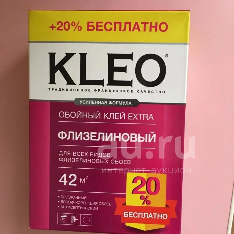 Клей для обоев Kleo Флизелиновый — купить в Красноярске. Состояние ...