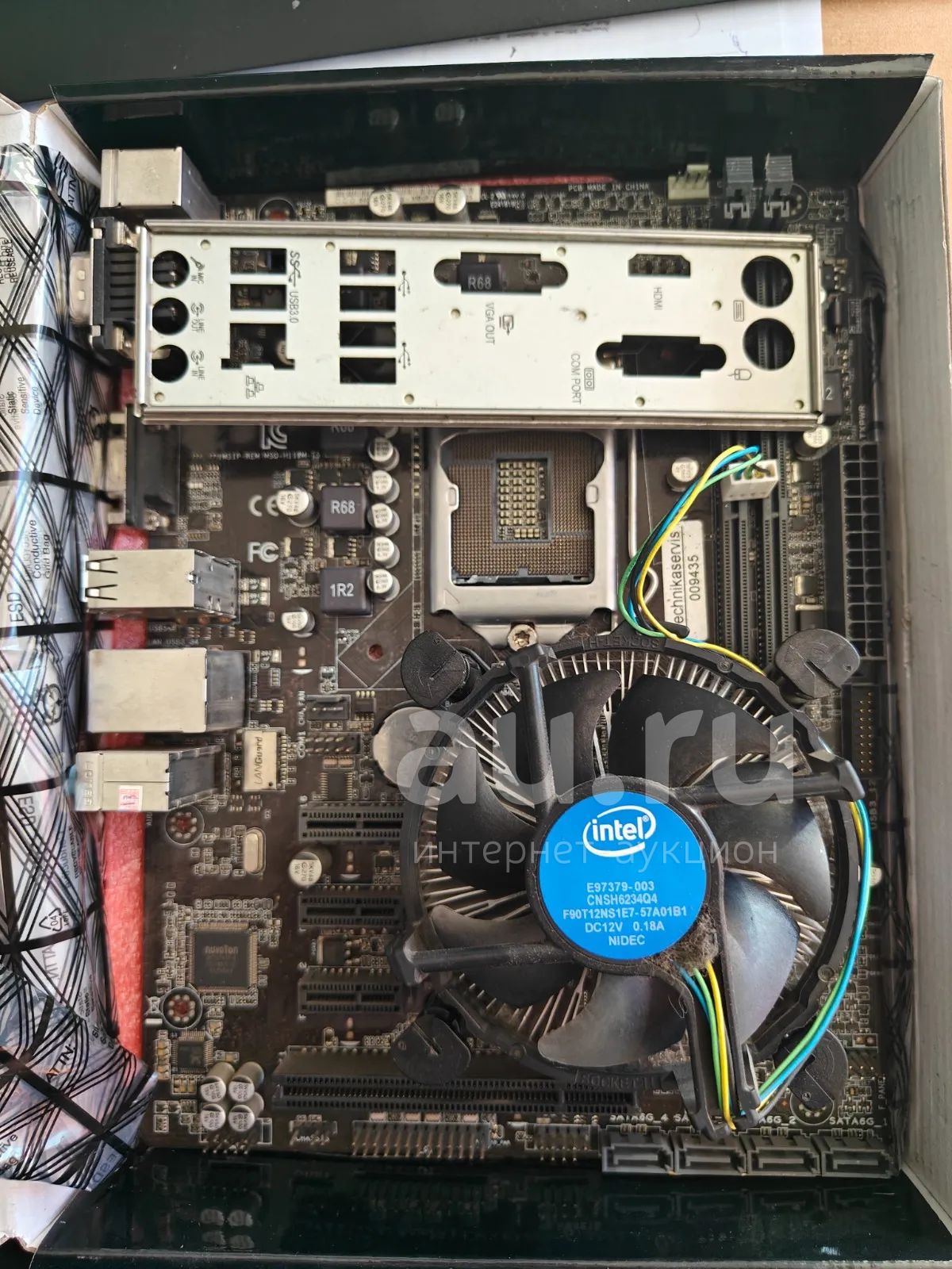 Материнская плата Asus h110m-1s — купить в Красноярске. Состояние: Б/у ...