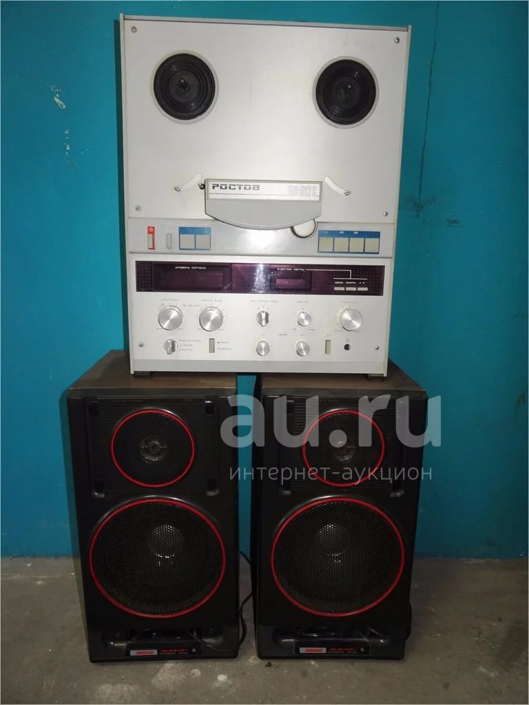 Магнитофон Ростов МК-012С. С Колонками Вега 35АС-105 — Купить В.