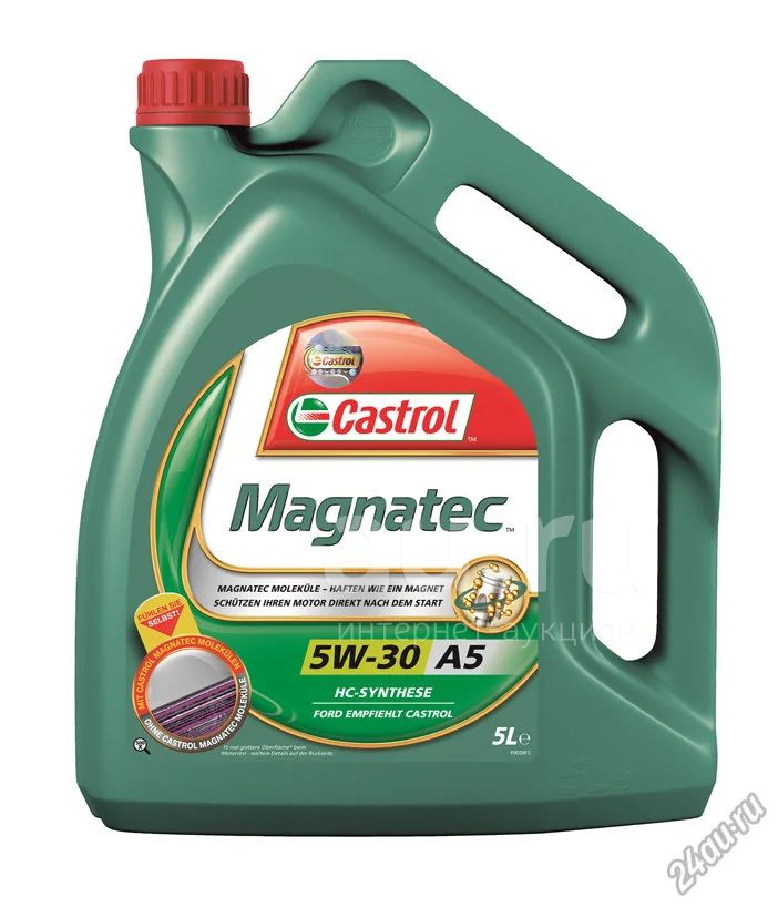 Castrol Magnatec 5W-30 A5 (Кастрол 5W30 FORD), масло моторное, 4 литра ...