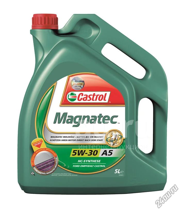 Castrol Magnatec 5W-30 A5 (Кастрол 5W30 FORD), масло моторное, 4 литра .
